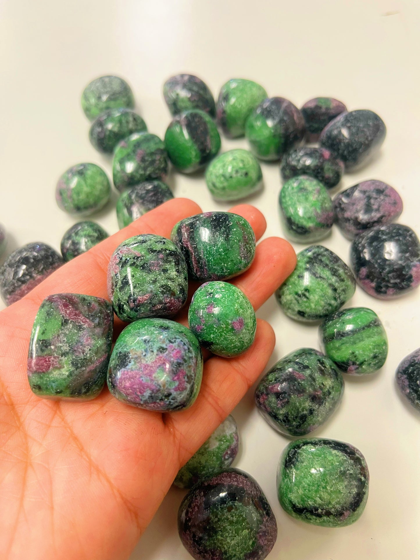 Ruby Zoisite Tumbled