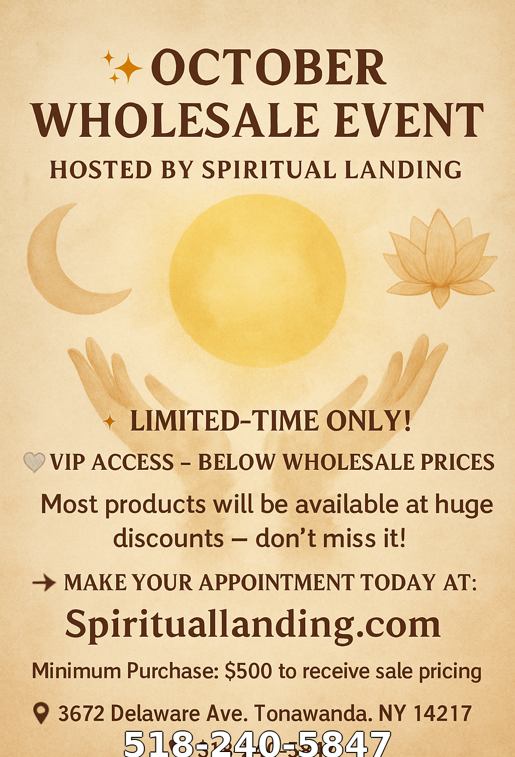 Wholesale VIP Appointment