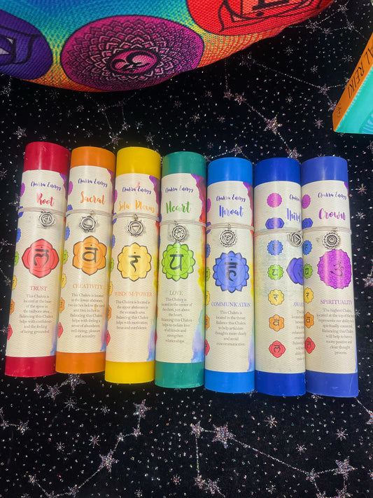 Chakra Pillar Candles