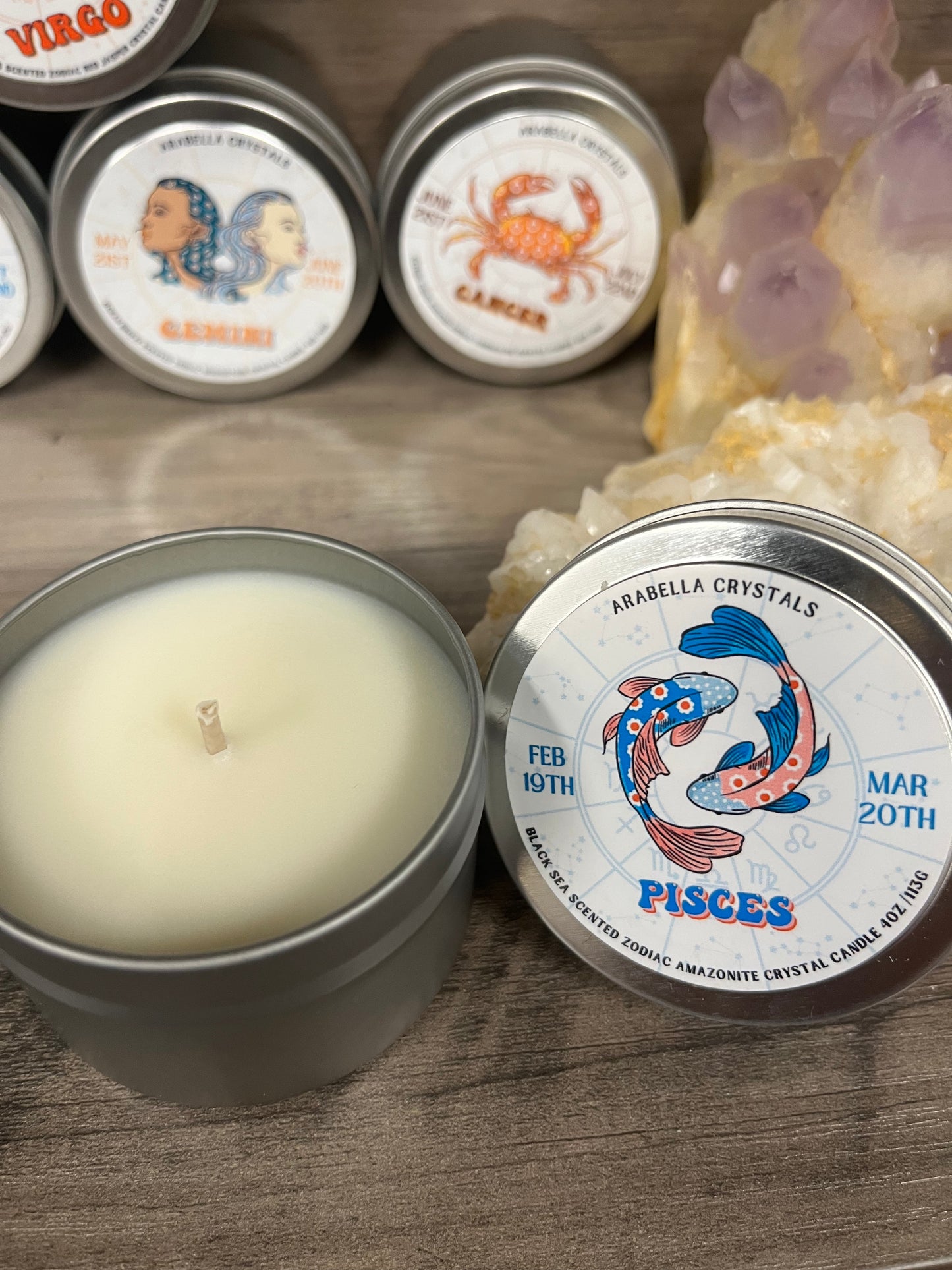 Zodiac Candle handmade