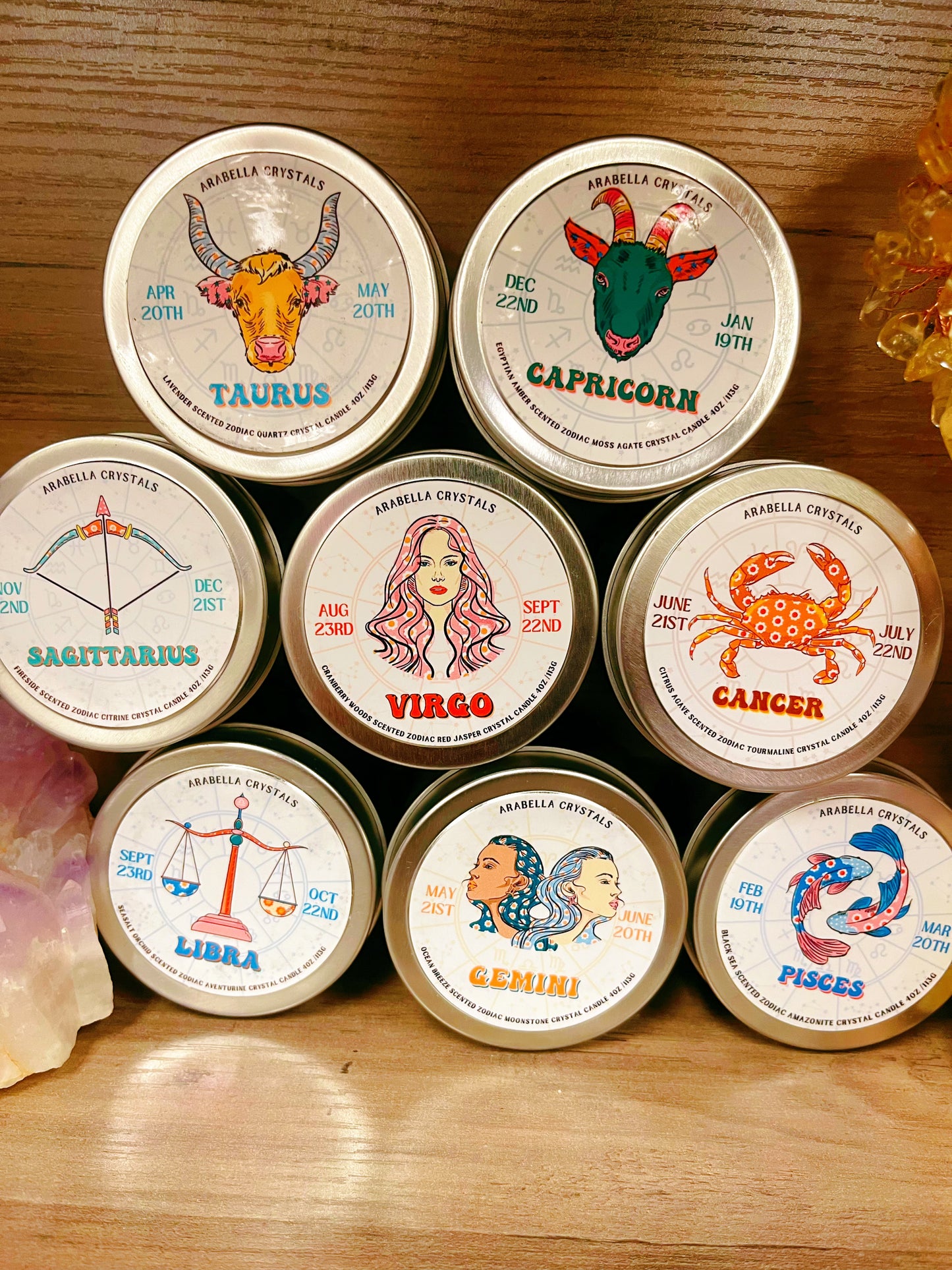 Zodiac Candle handmade