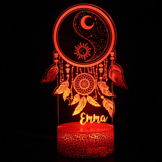 3D Dream Carcher LED light