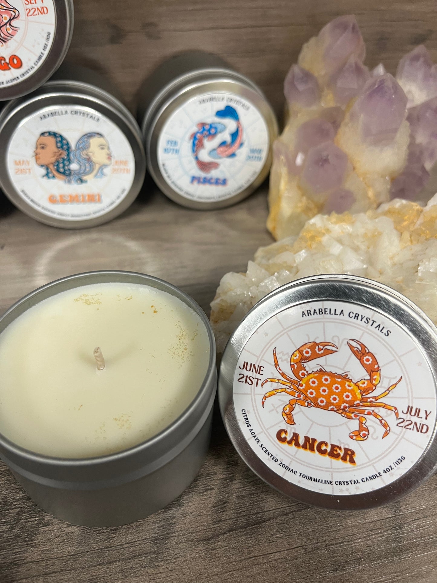 Zodiac Candle handmade