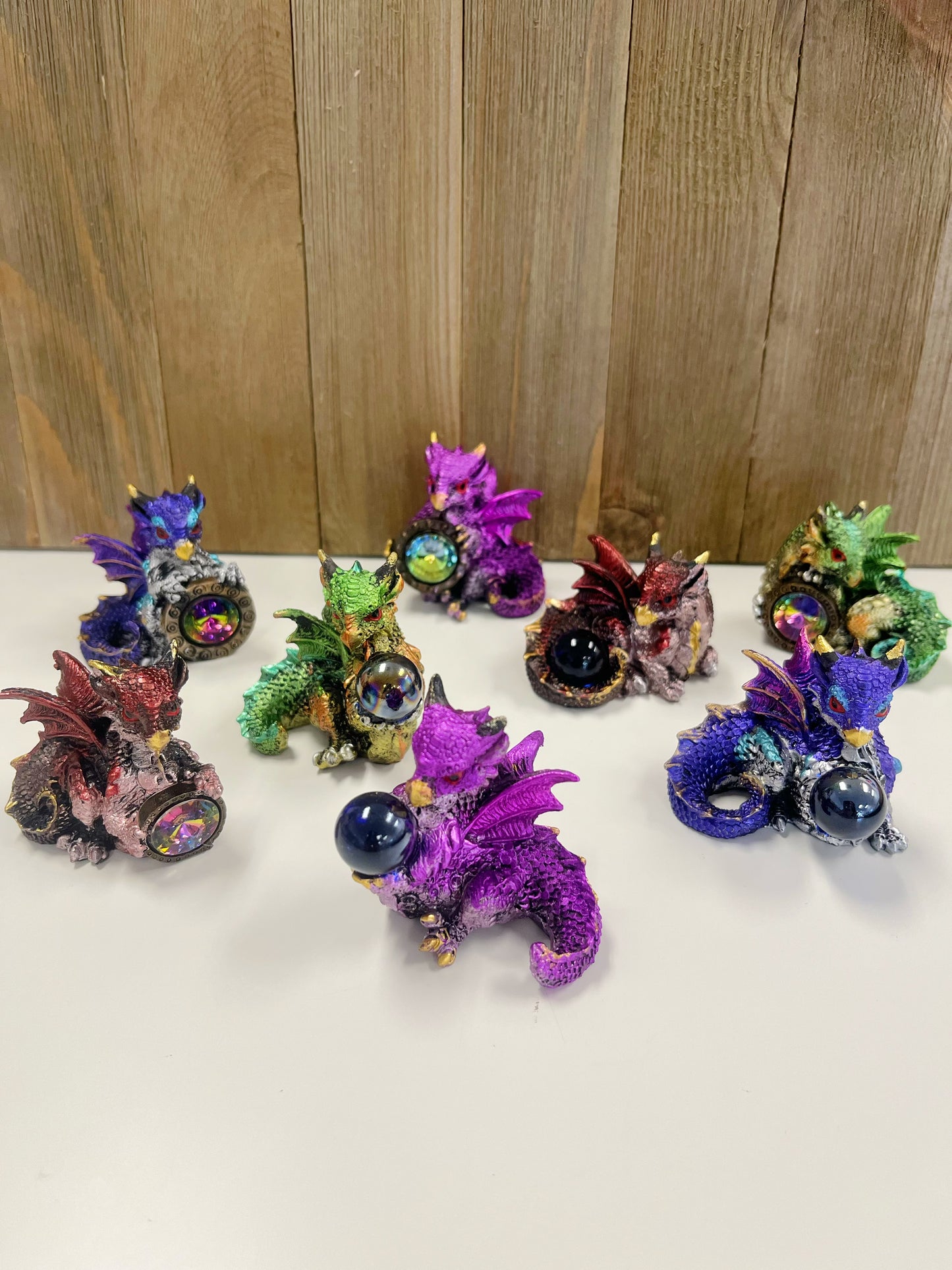 Mini Dragon Statues