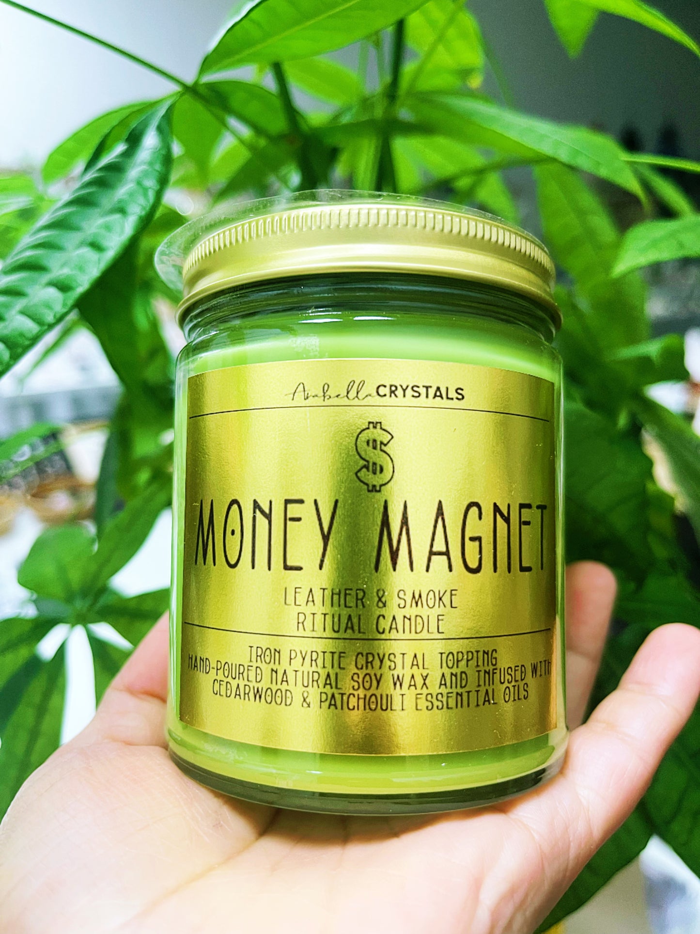 Money Magnet Candle Jar