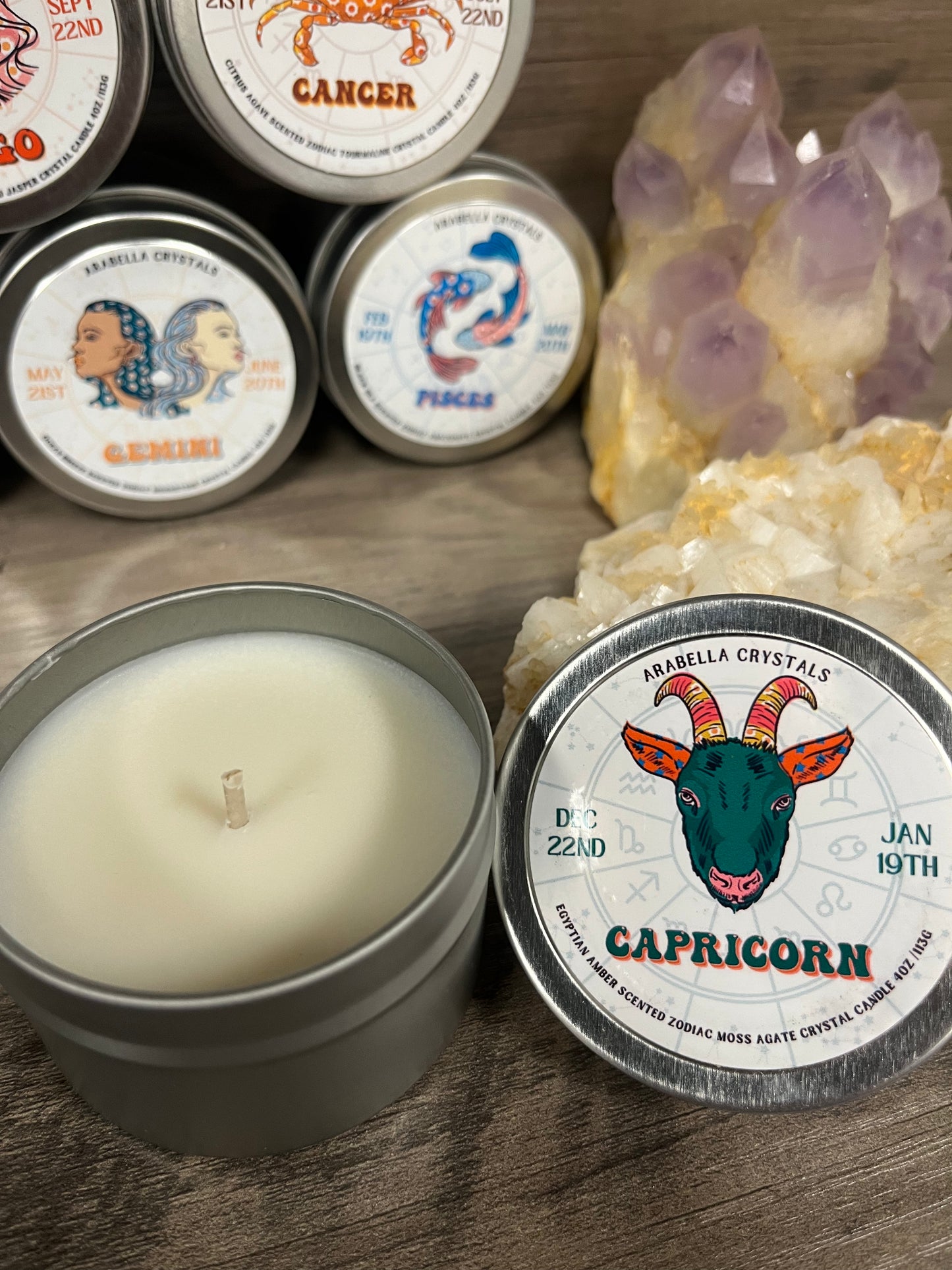 Zodiac Candle handmade