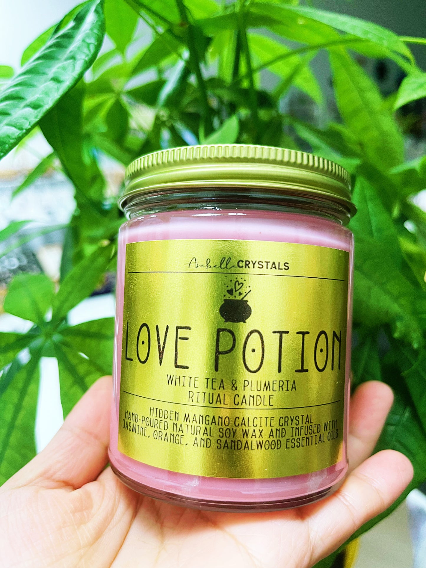 Love Potion Candle Jar