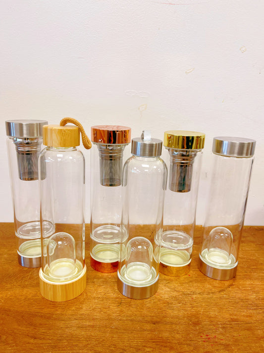 Bottle Gemstone Water Glass Bottle