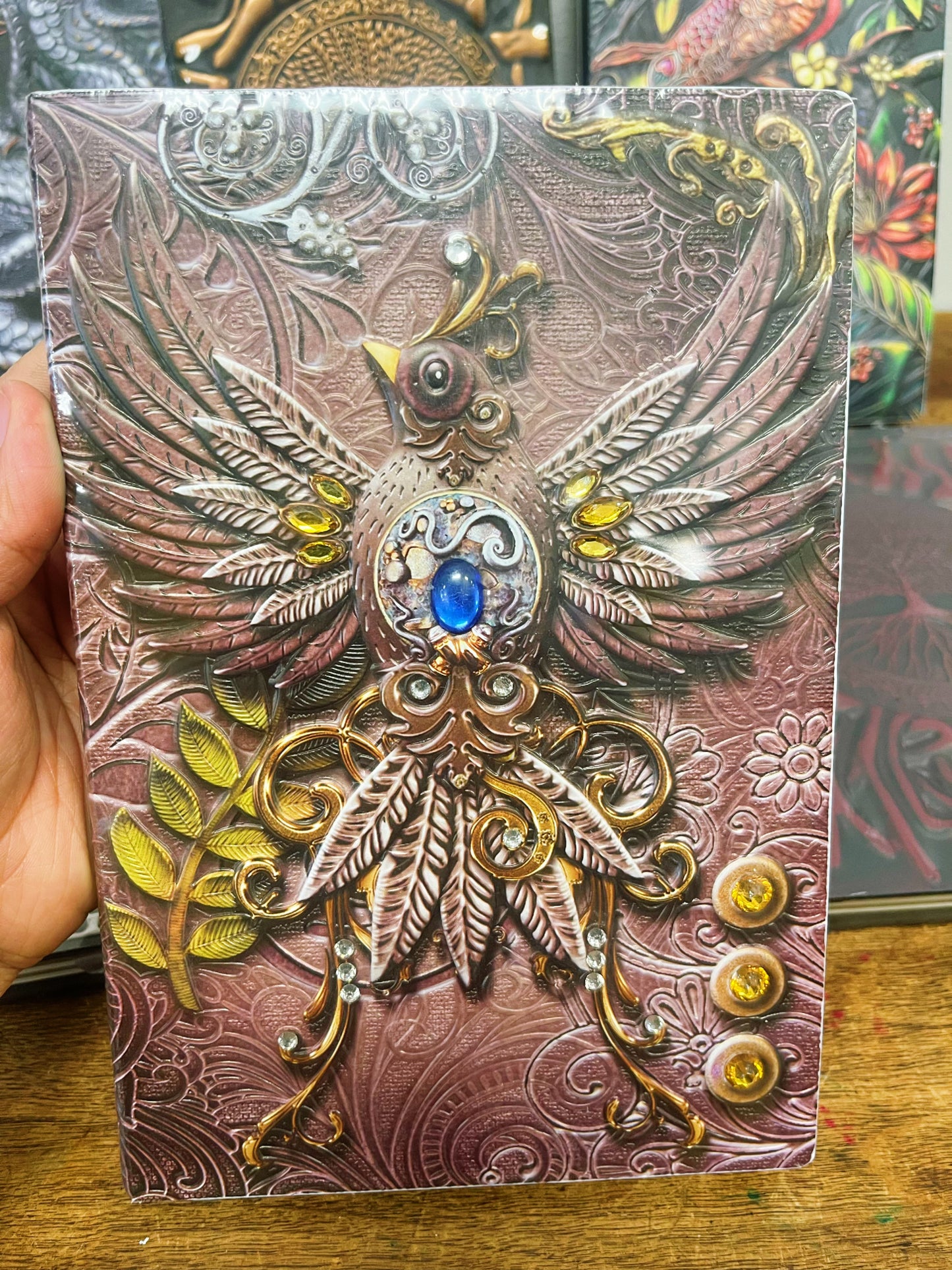 Notebook Embossment Imitation leather