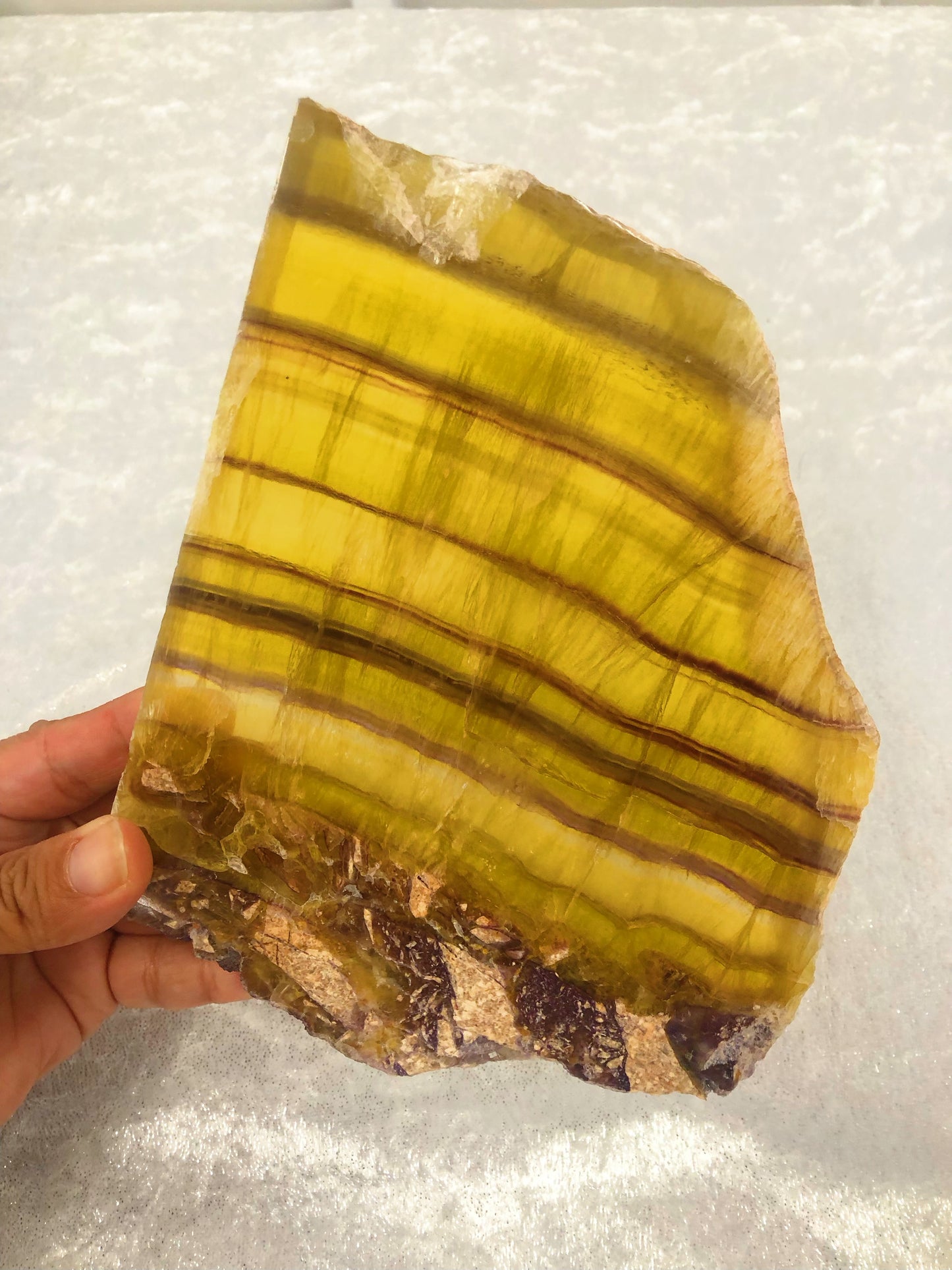Yellow Fluorite Slab