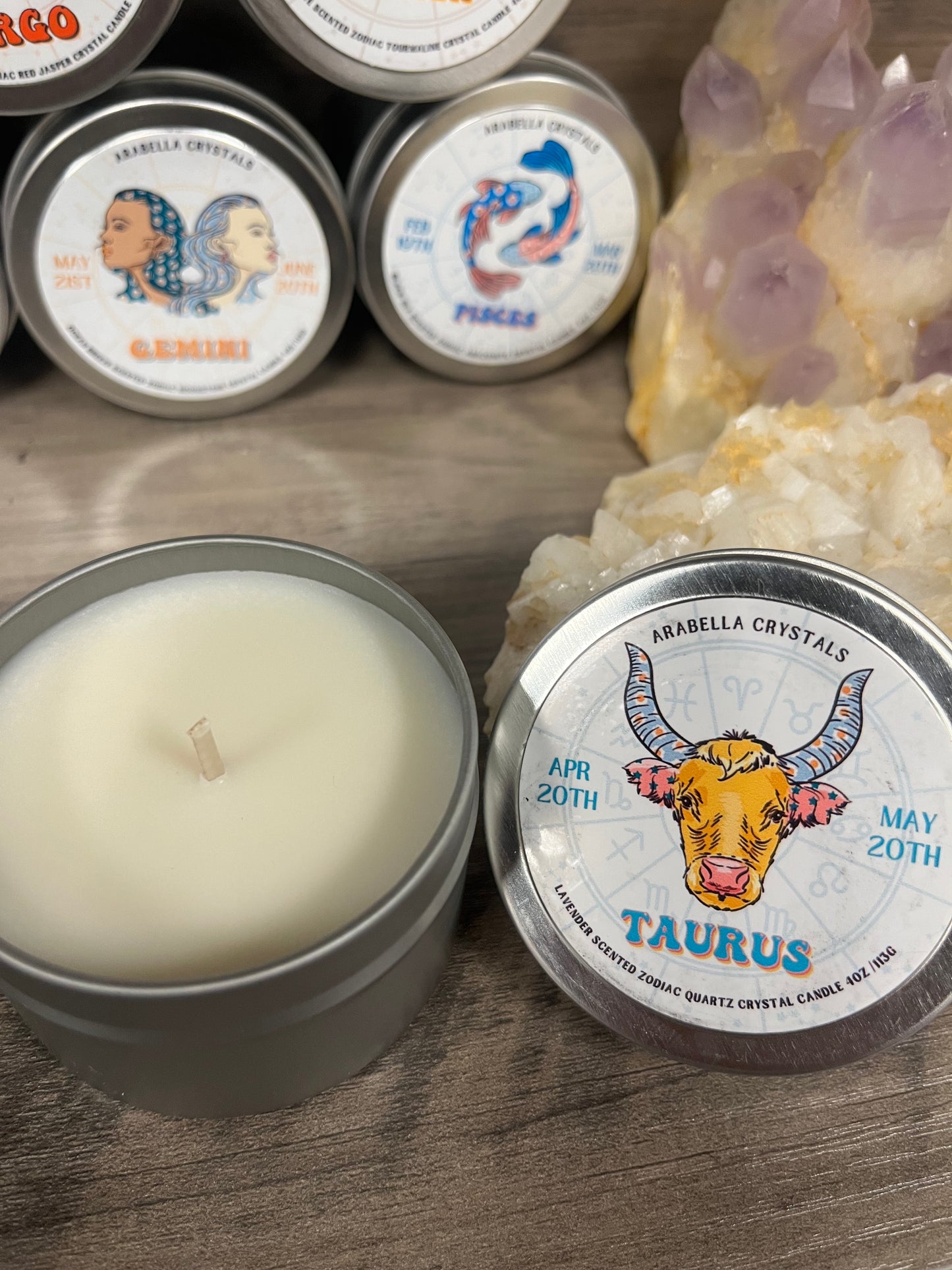 Zodiac Candle handmade