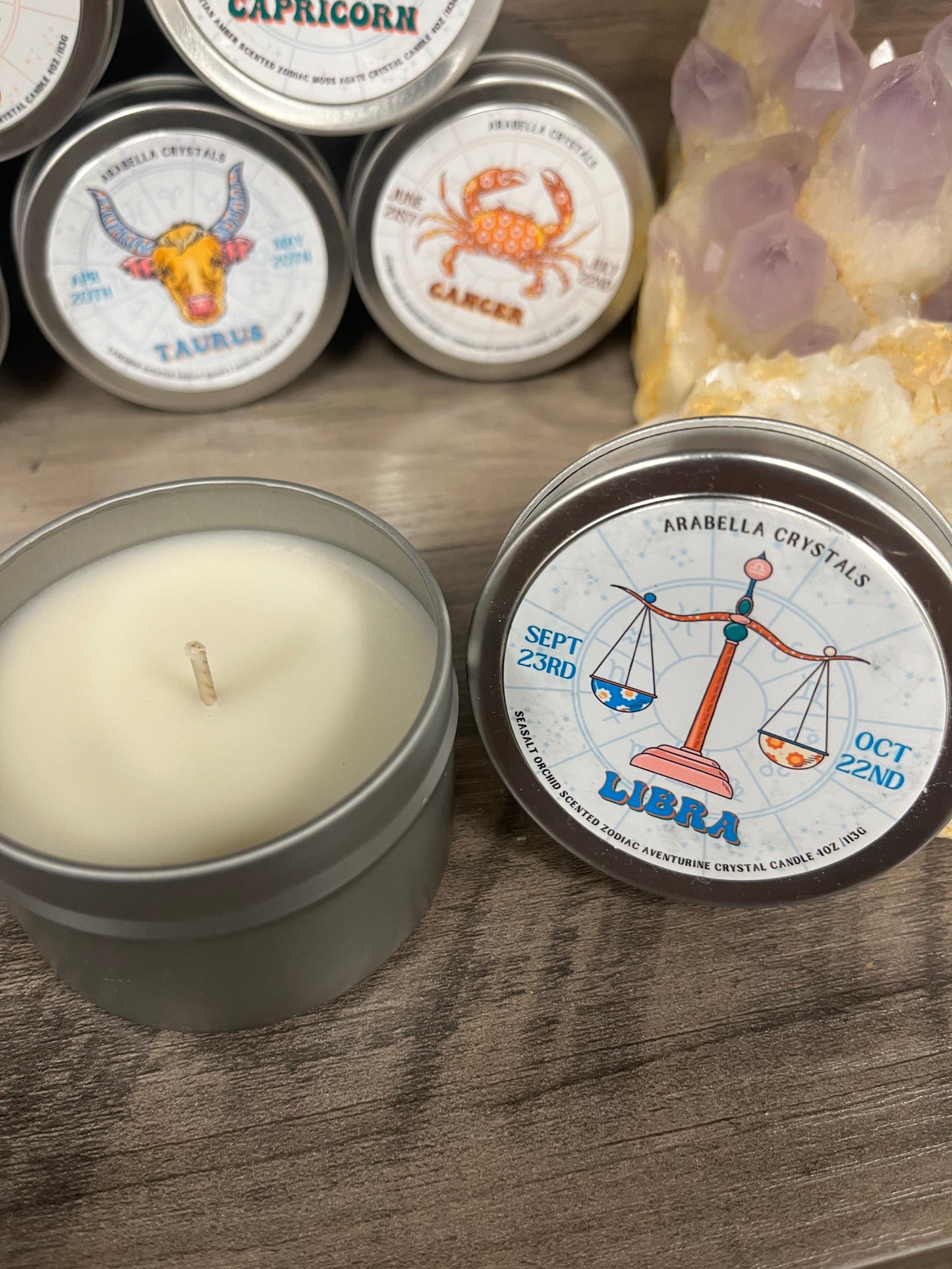 Zodiac Candle handmade