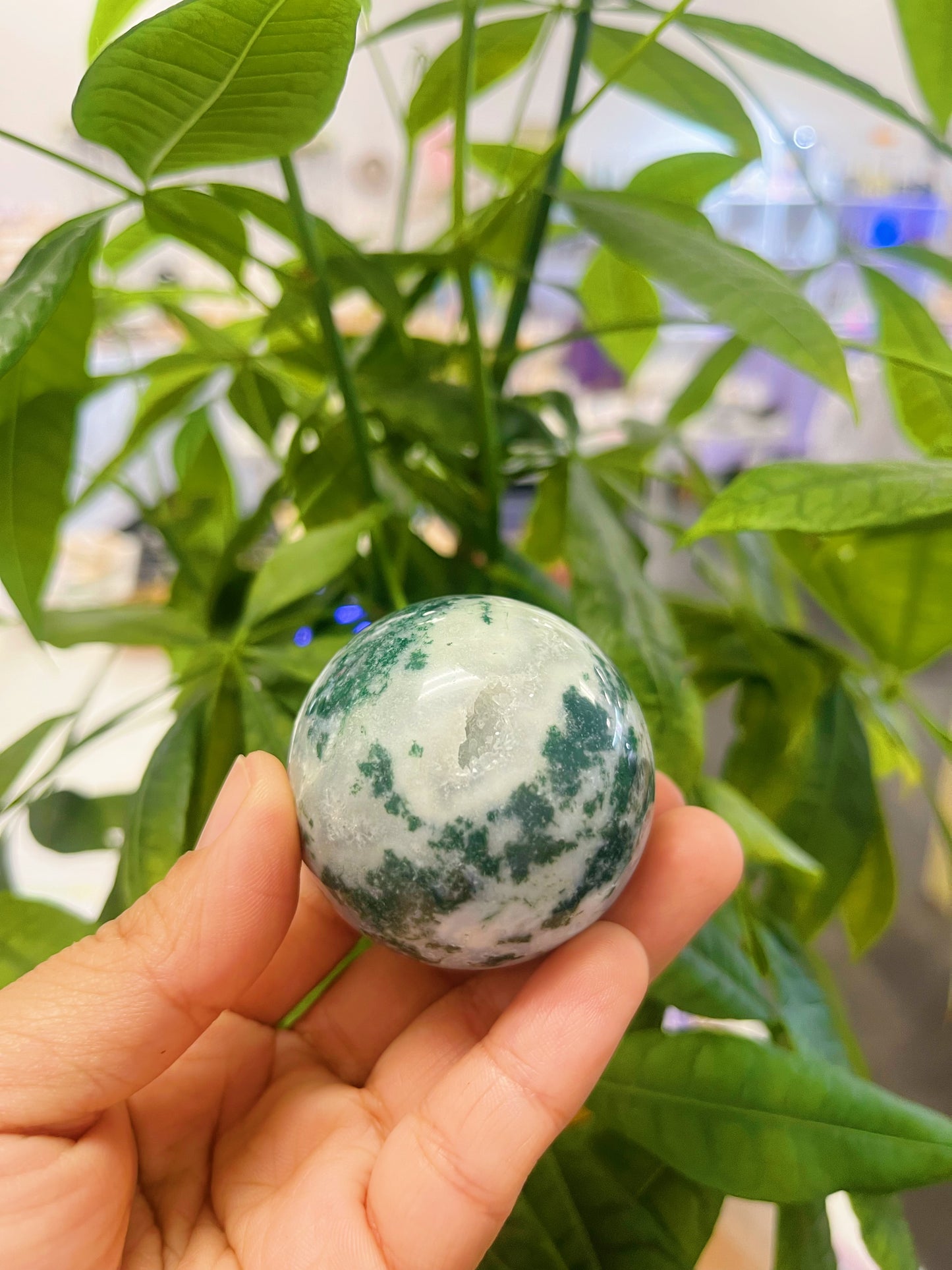 Moss Agate Sphere