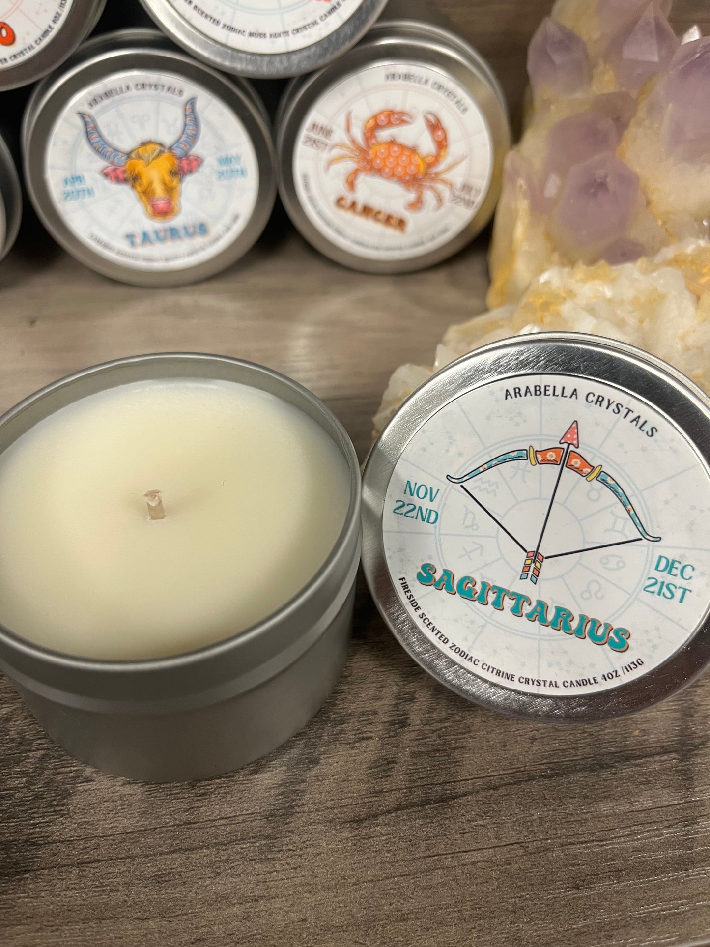 Zodiac Candle handmade