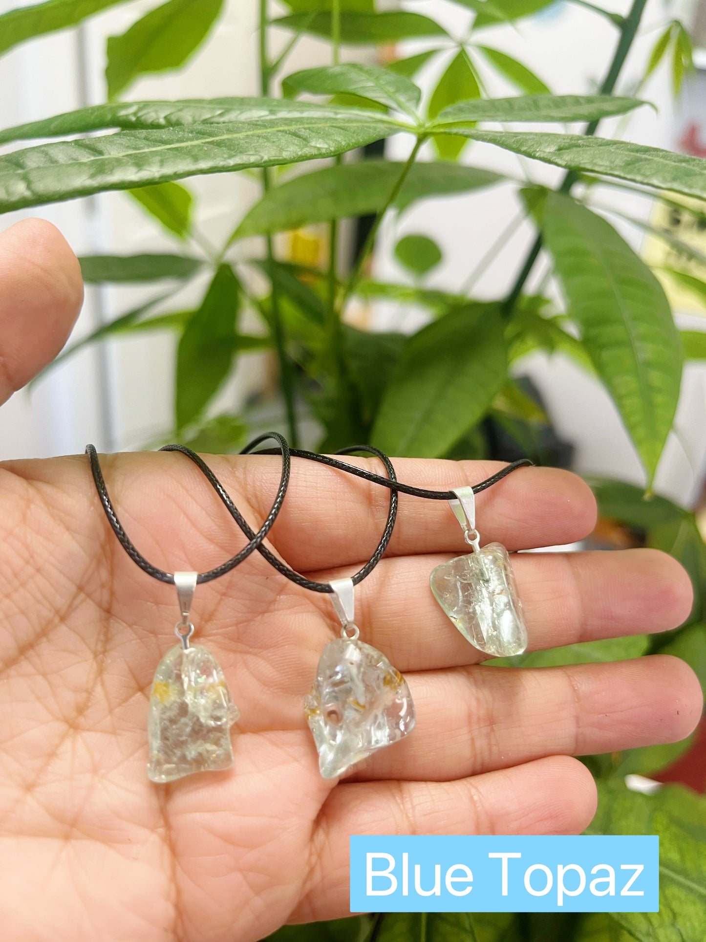 Blue Topaz Necklace Wrapping