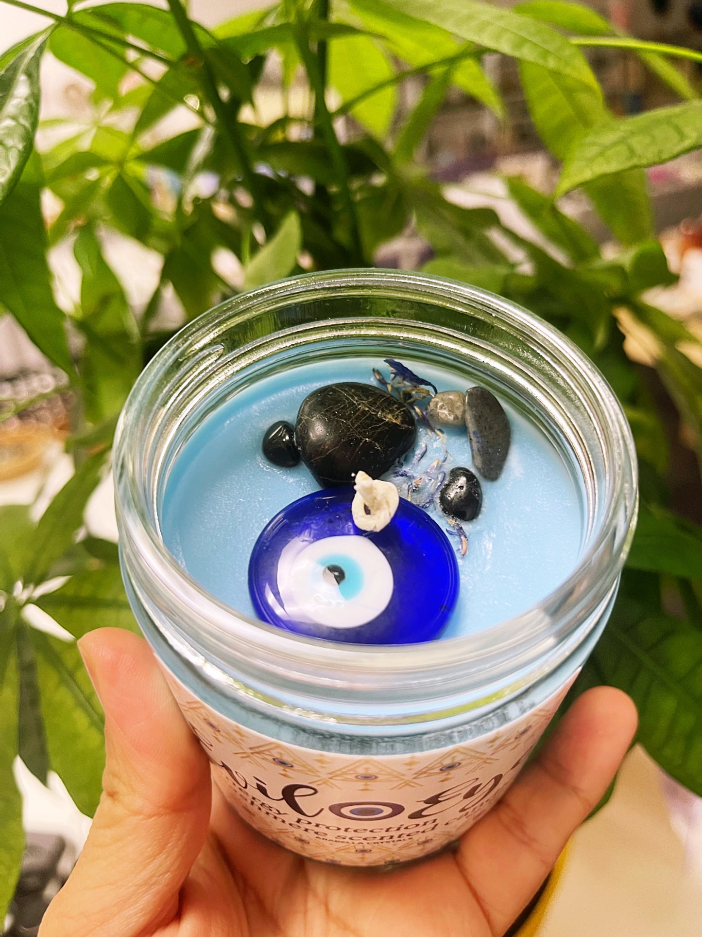 Evil Eye Candle Jar