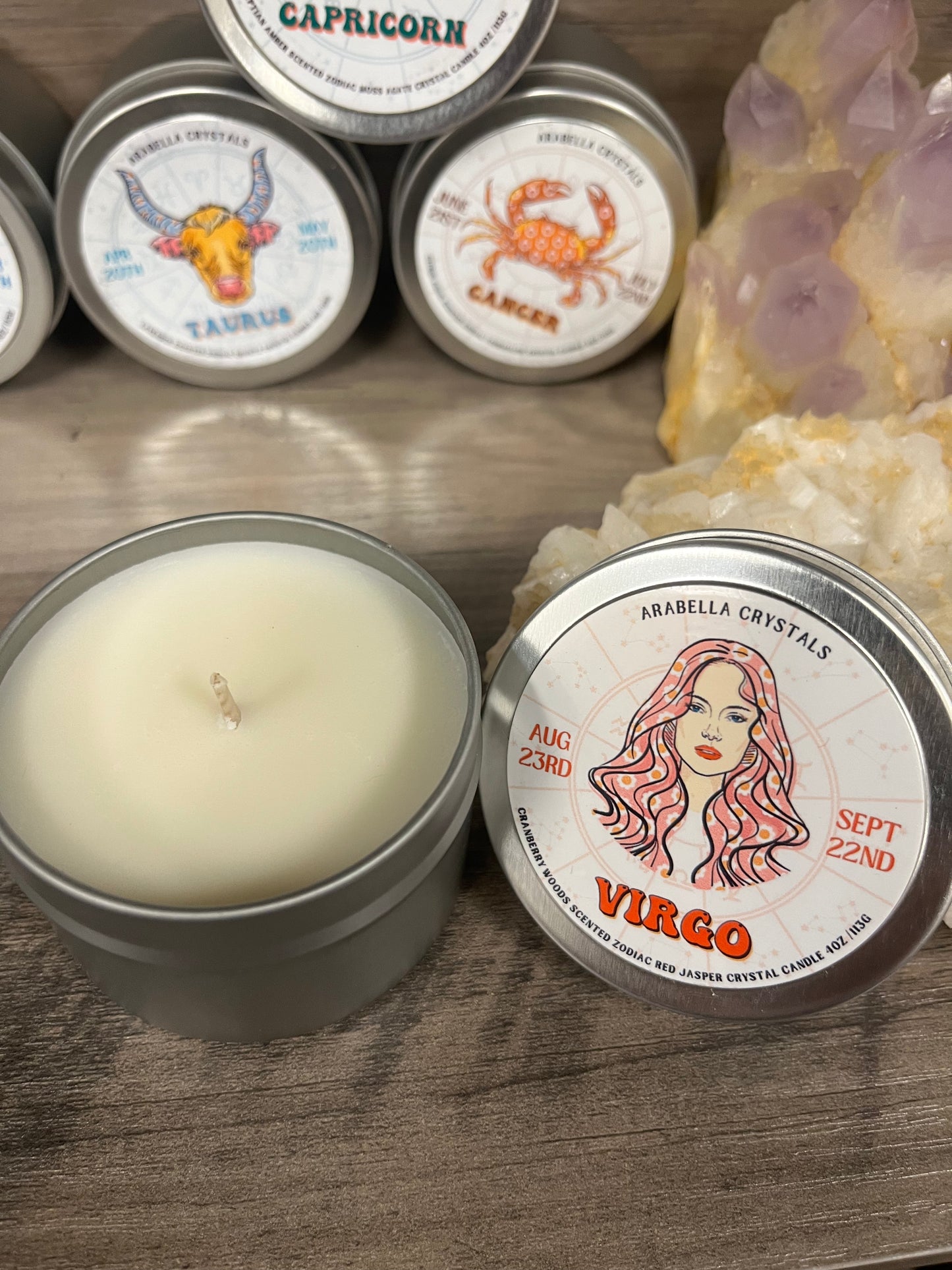 Zodiac Candle handmade