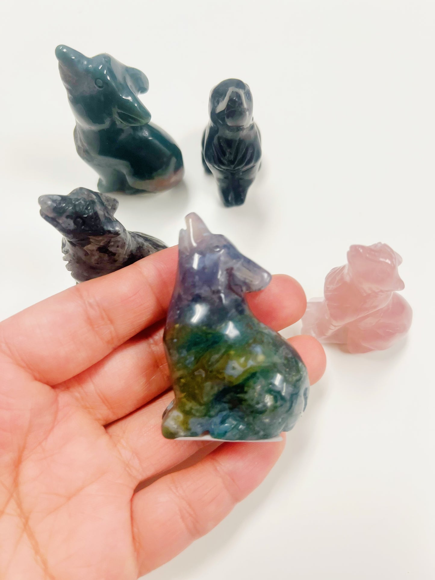 Wolf Carving Gemstone