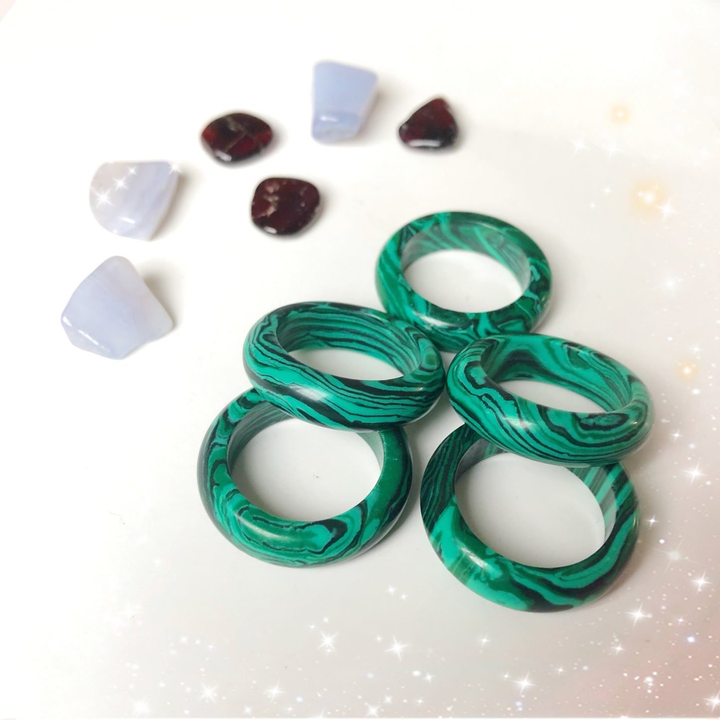 Solid Gemstone Ring