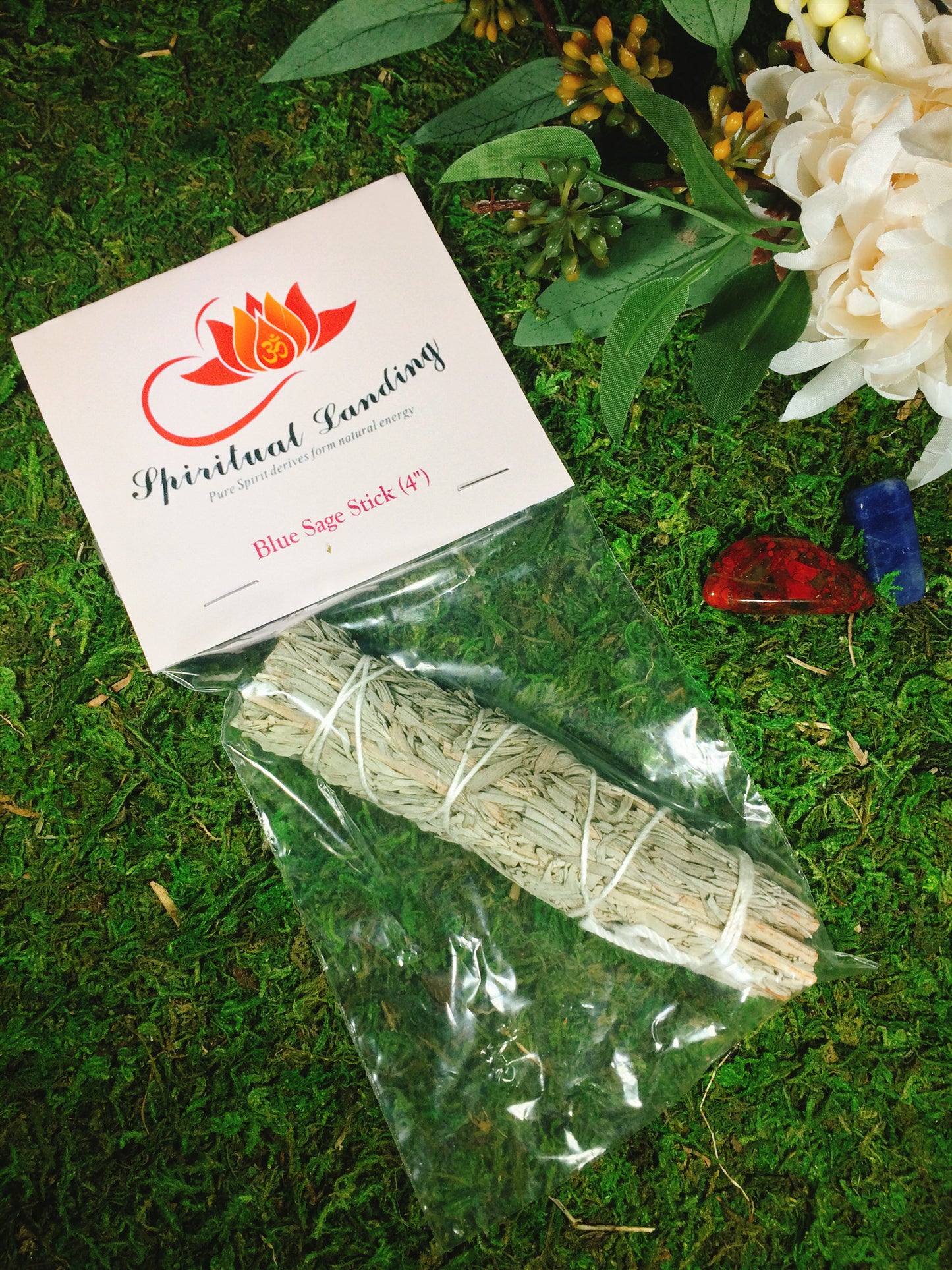 Blue Sage 4" Smudge Stick