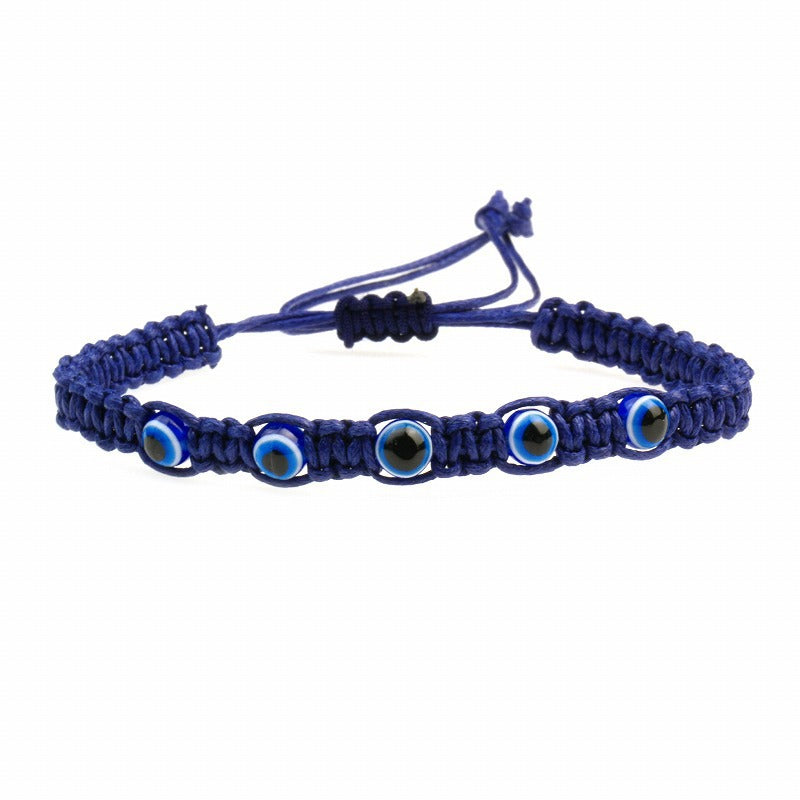 Hand-Woven Evil eye Bracelet