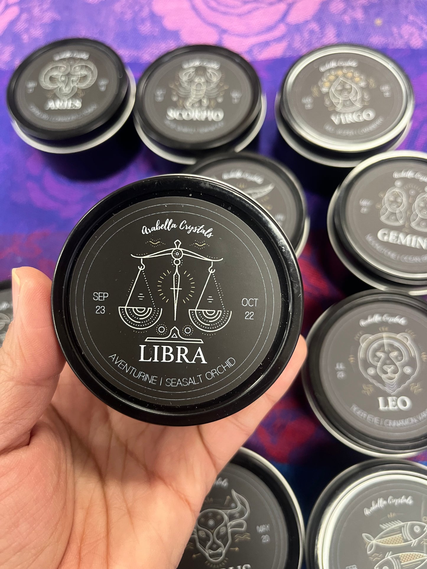 Zodiac Candle handmade