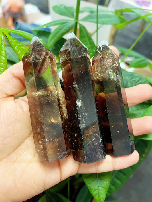 Smokey Quartz Tower Prism