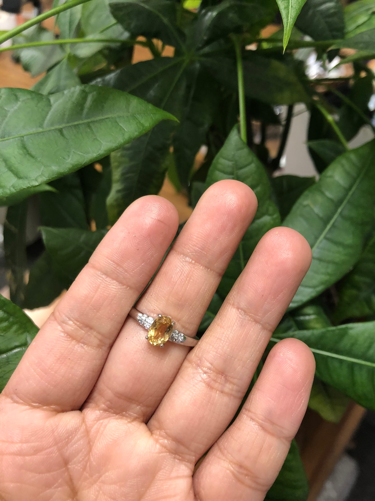 Adjustable Gemstone Ring