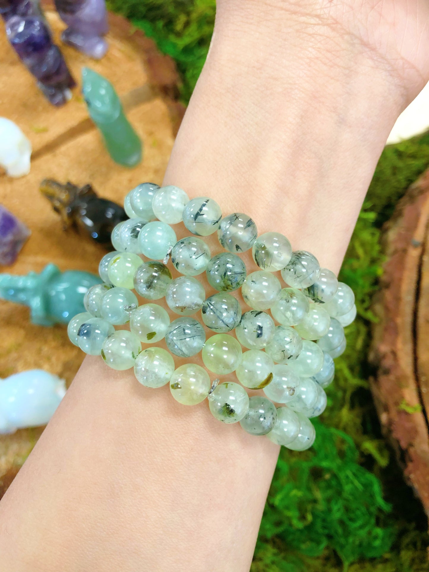 Prehnite Bracelet 8mm
