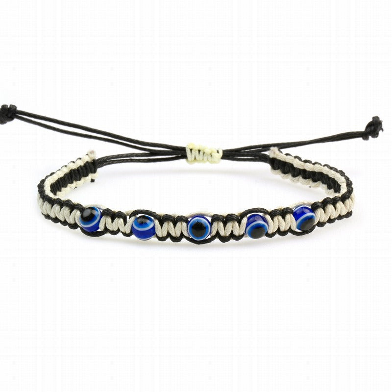 Hand-Woven Evil eye Bracelet