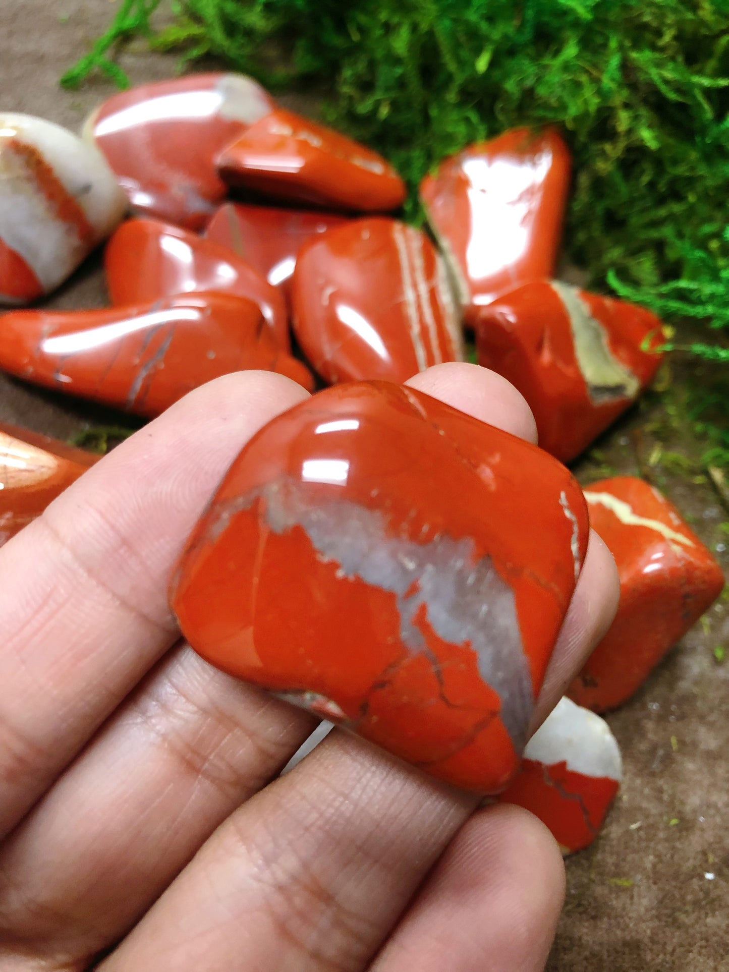 Red Jasper Tumbled