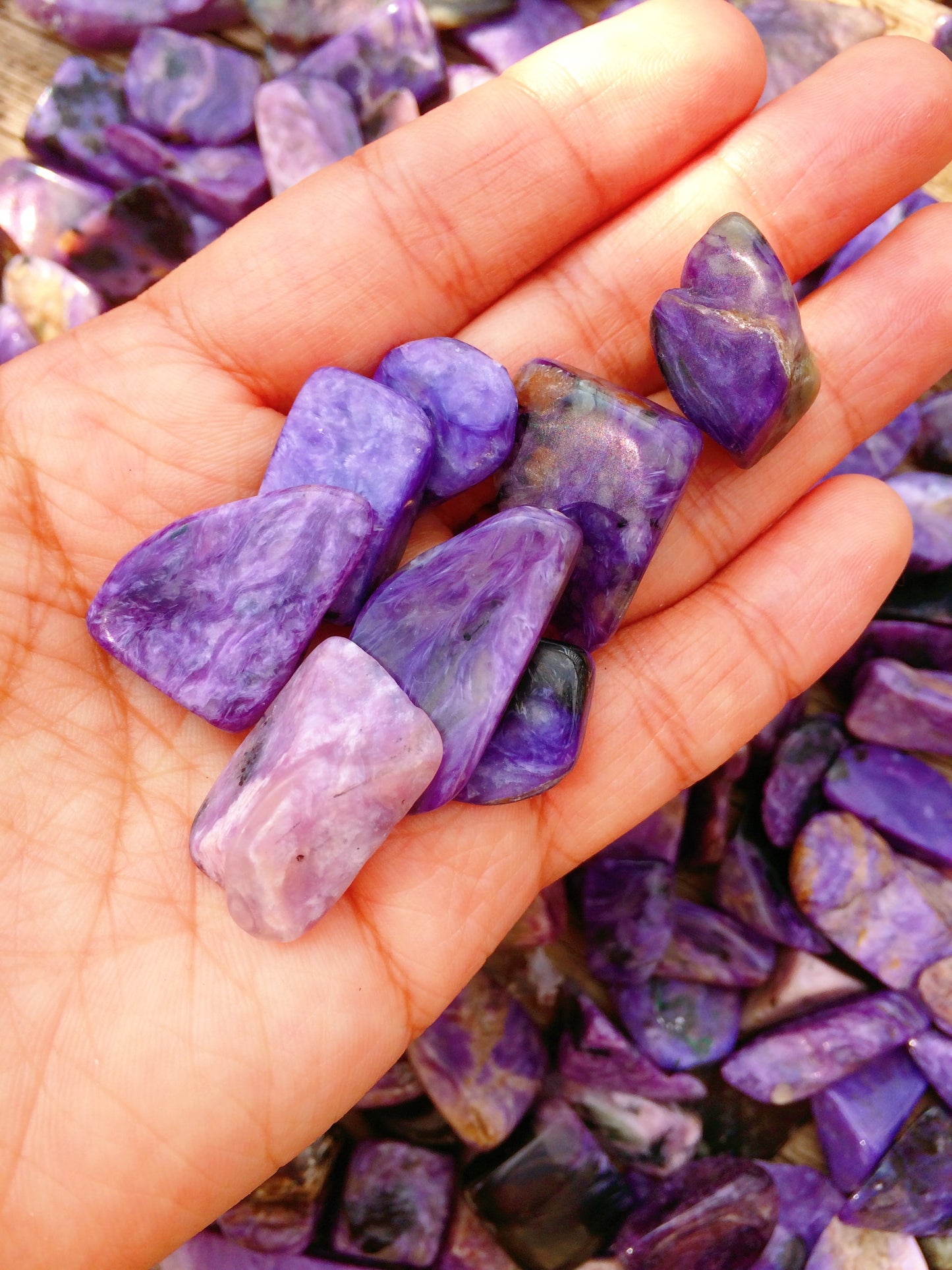 Charoite Chips