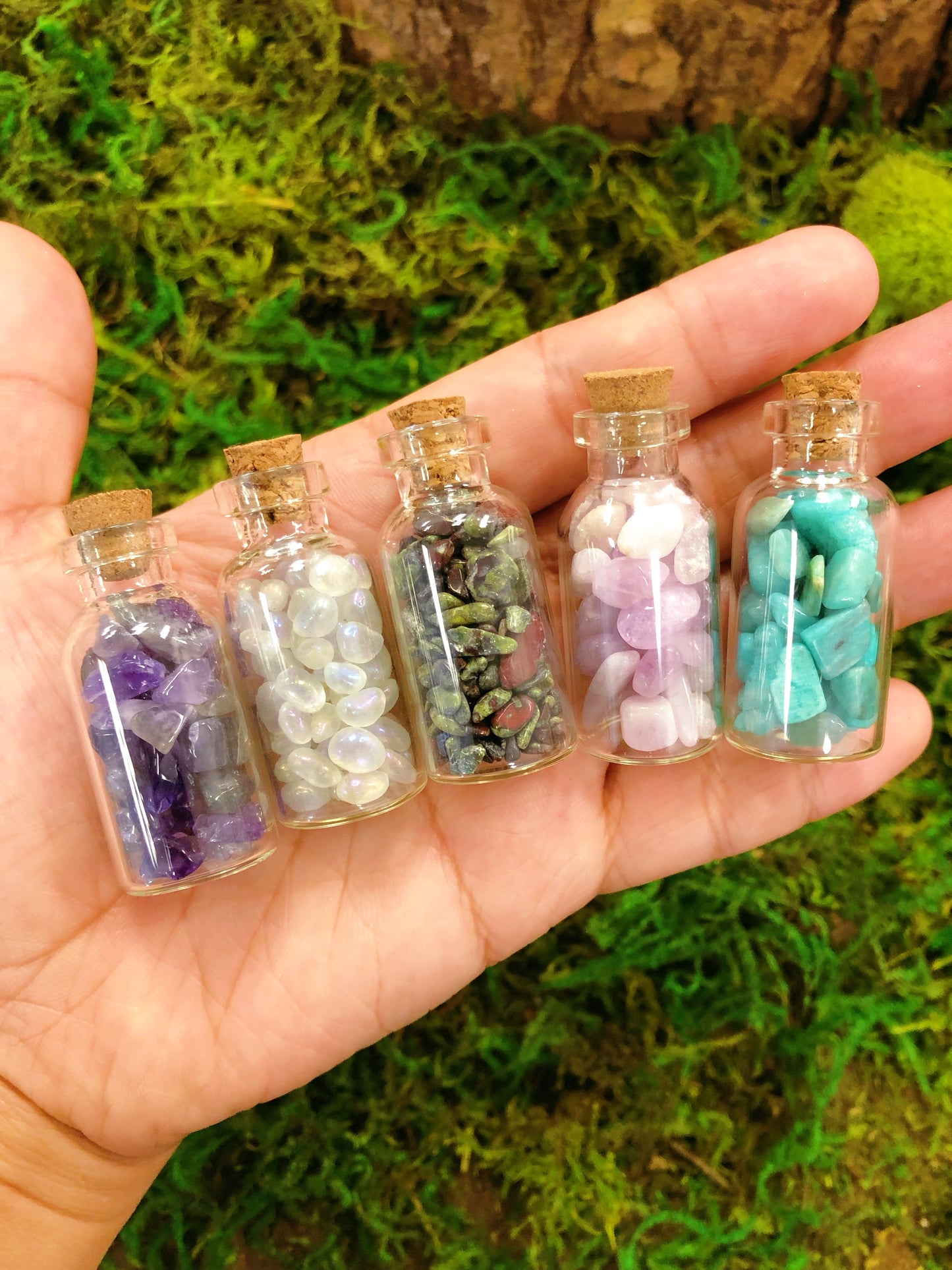Gemstone Chip Bottles