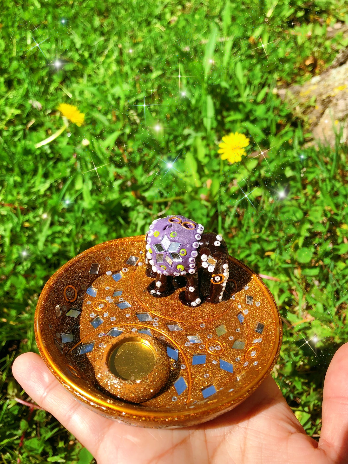 Moon Necklace rose quartz