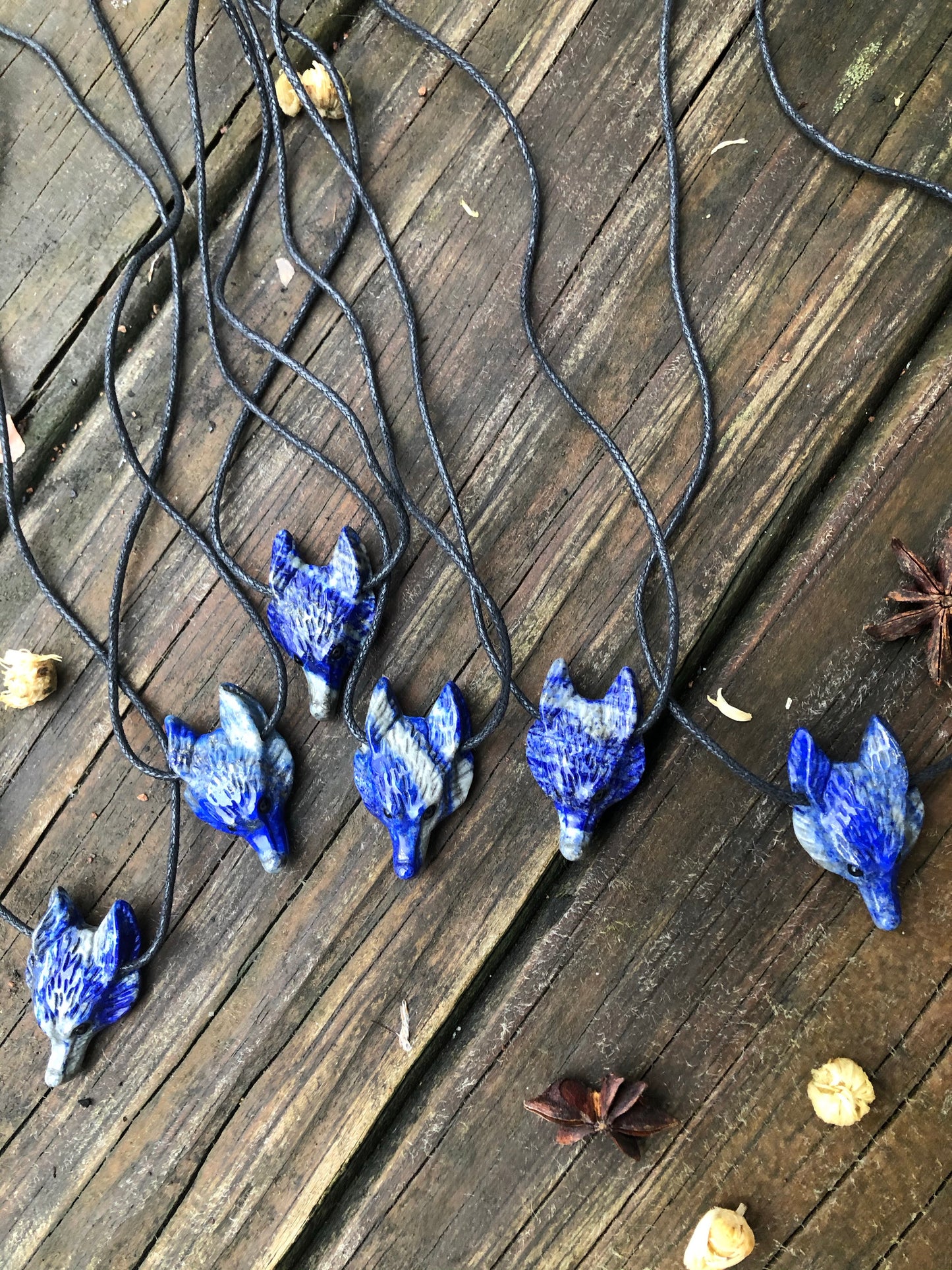 Wolf Carving Necklaces
