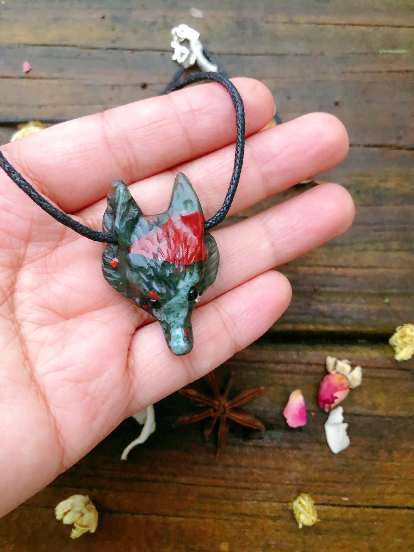 Wolf Carving Necklaces