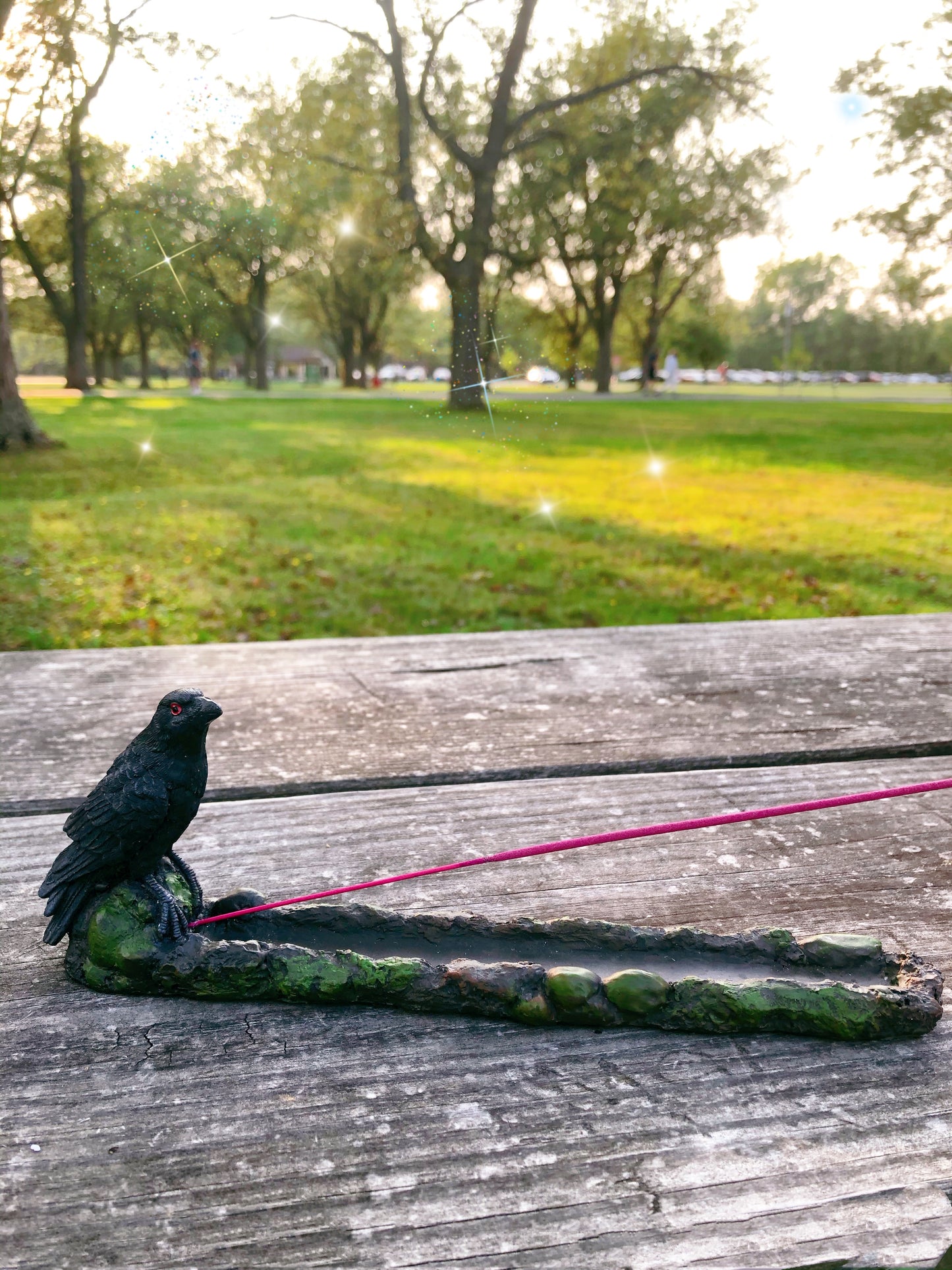 Raven Incense Burner
