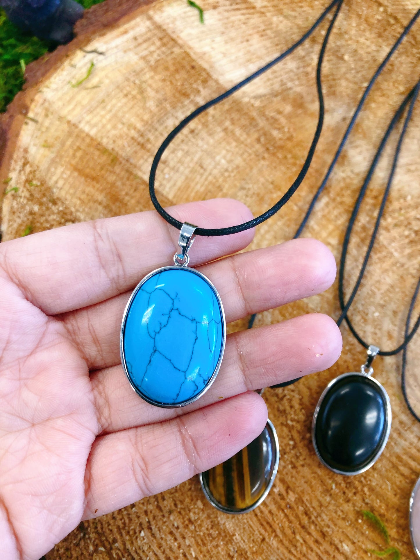 Gemstone necklace