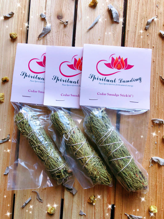 Cedar Smudge Stick 4"