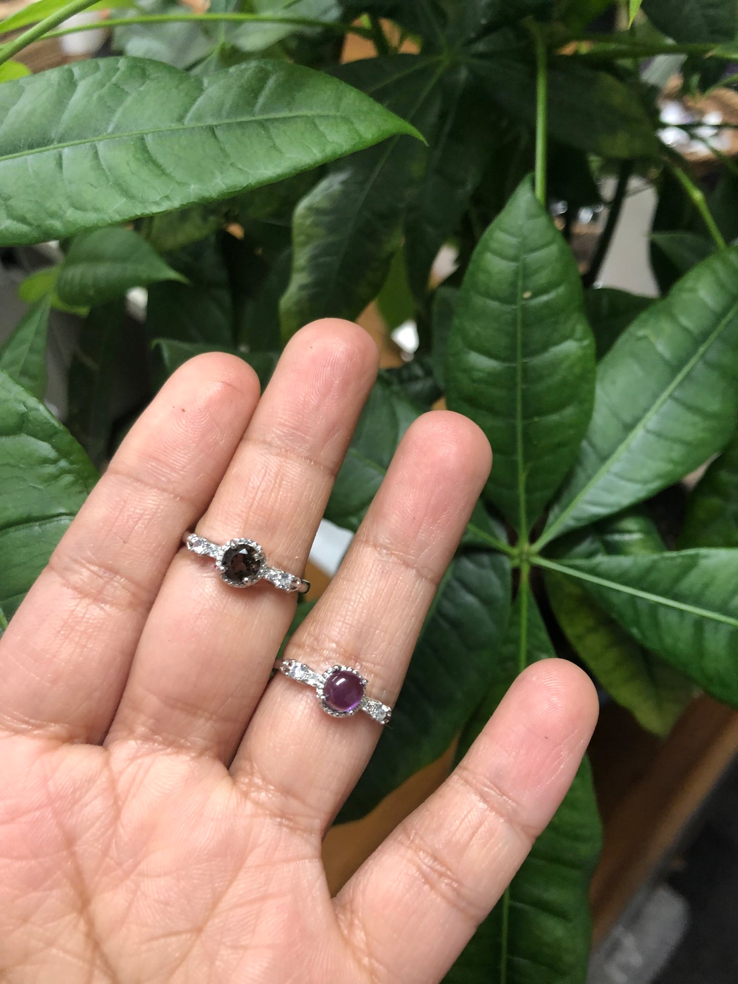 Adjustable Gemstone Ring