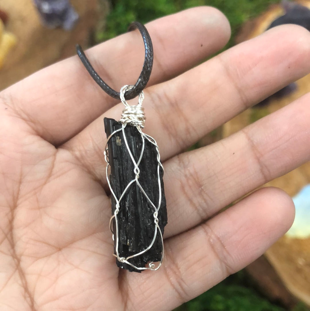 Blue Topaz Necklace Wrapping