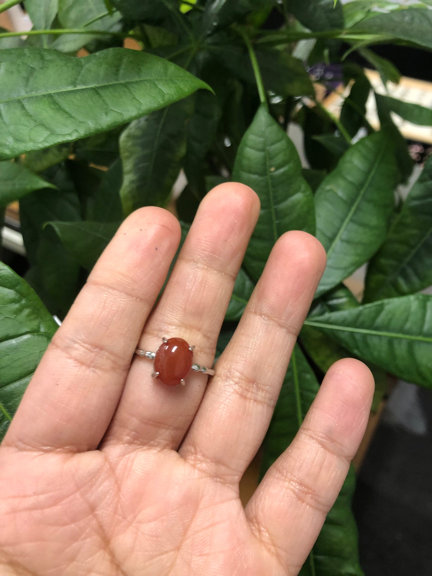 Adjustable Gemstone Ring