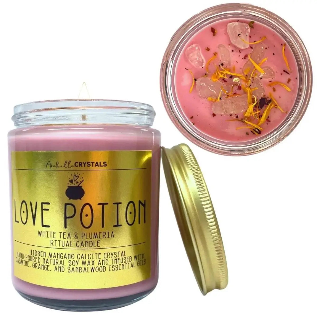 Love Potion Candle Jar