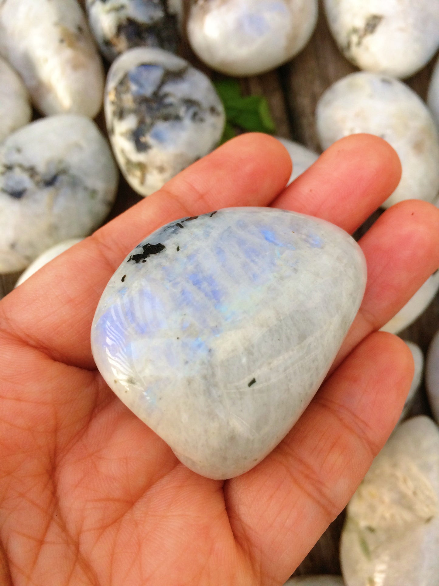 Rainbow Moonstone Tumbled