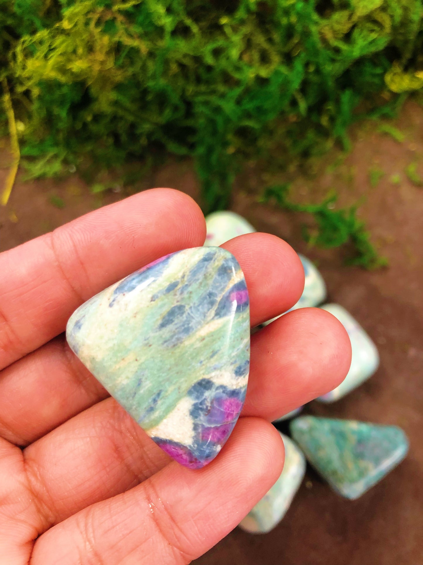 Ruby Fuchsite Tumbles