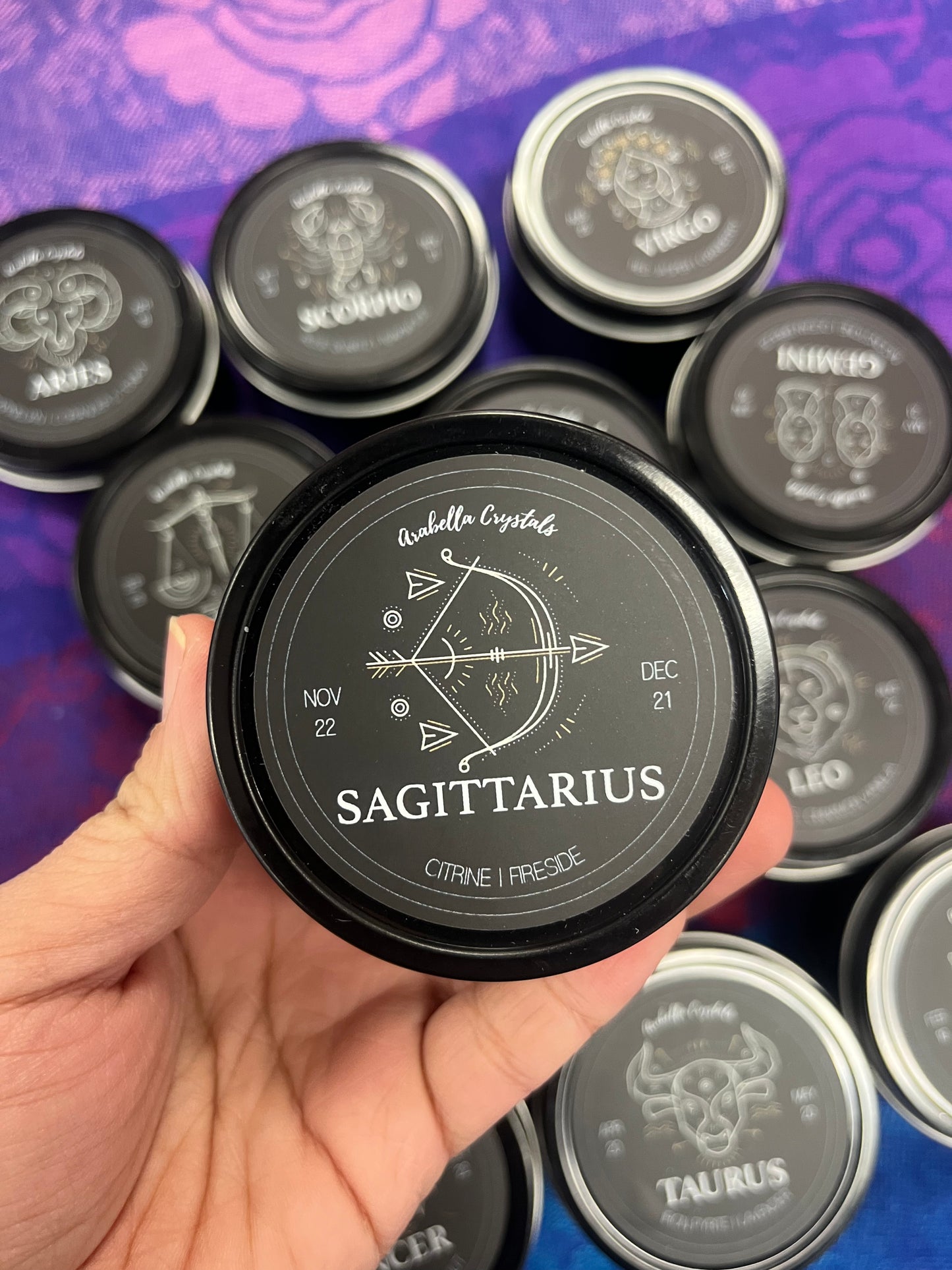 Zodiac Candle handmade