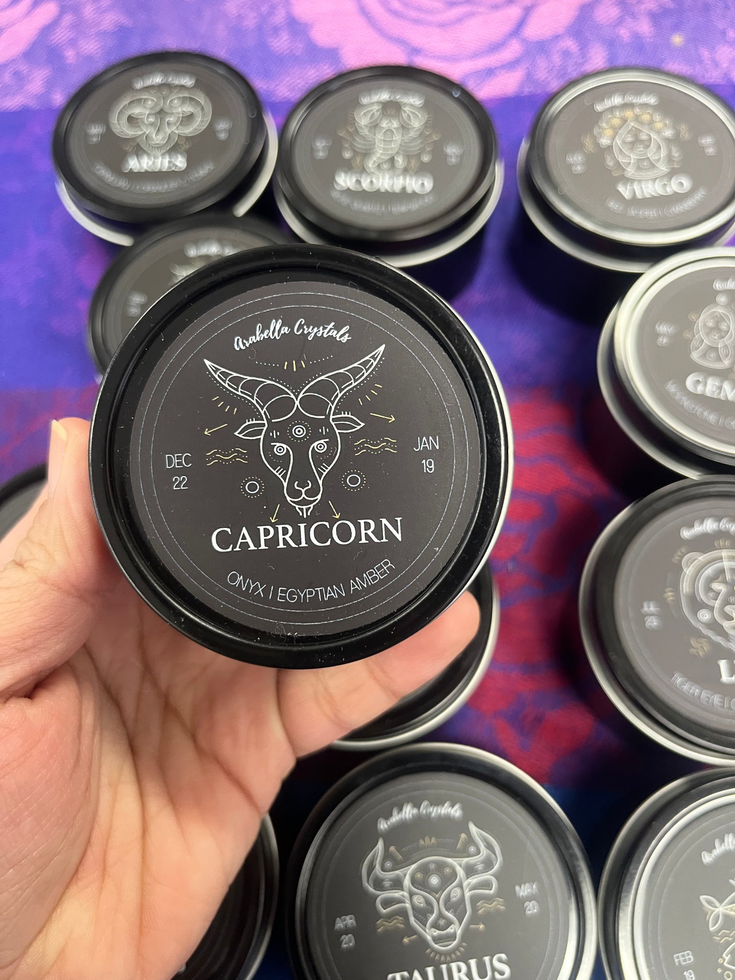 Zodiac Candle handmade
