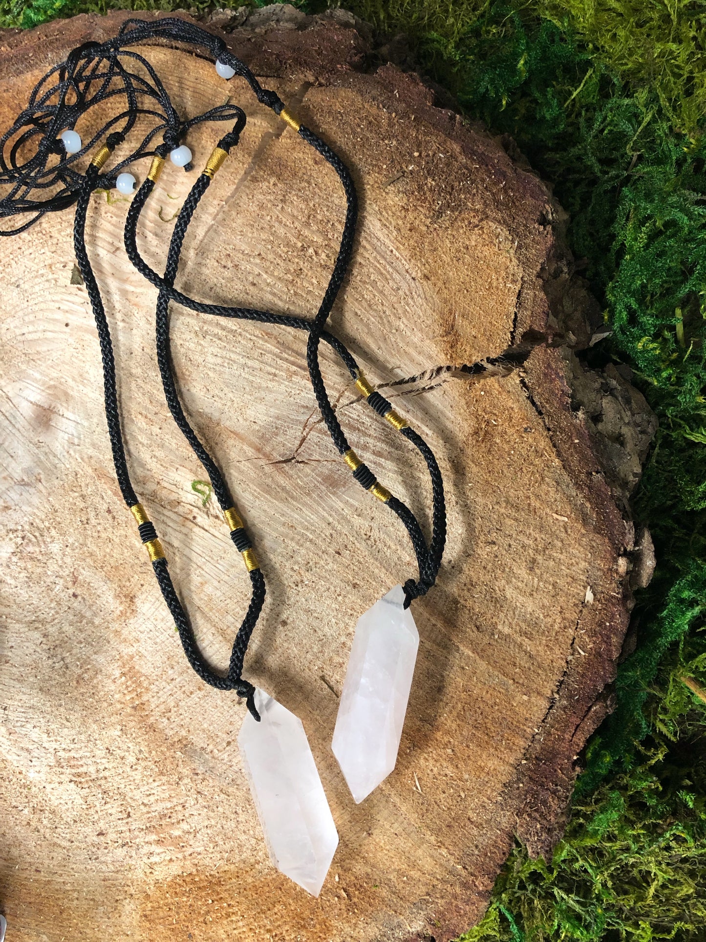Bottle crystal necklace