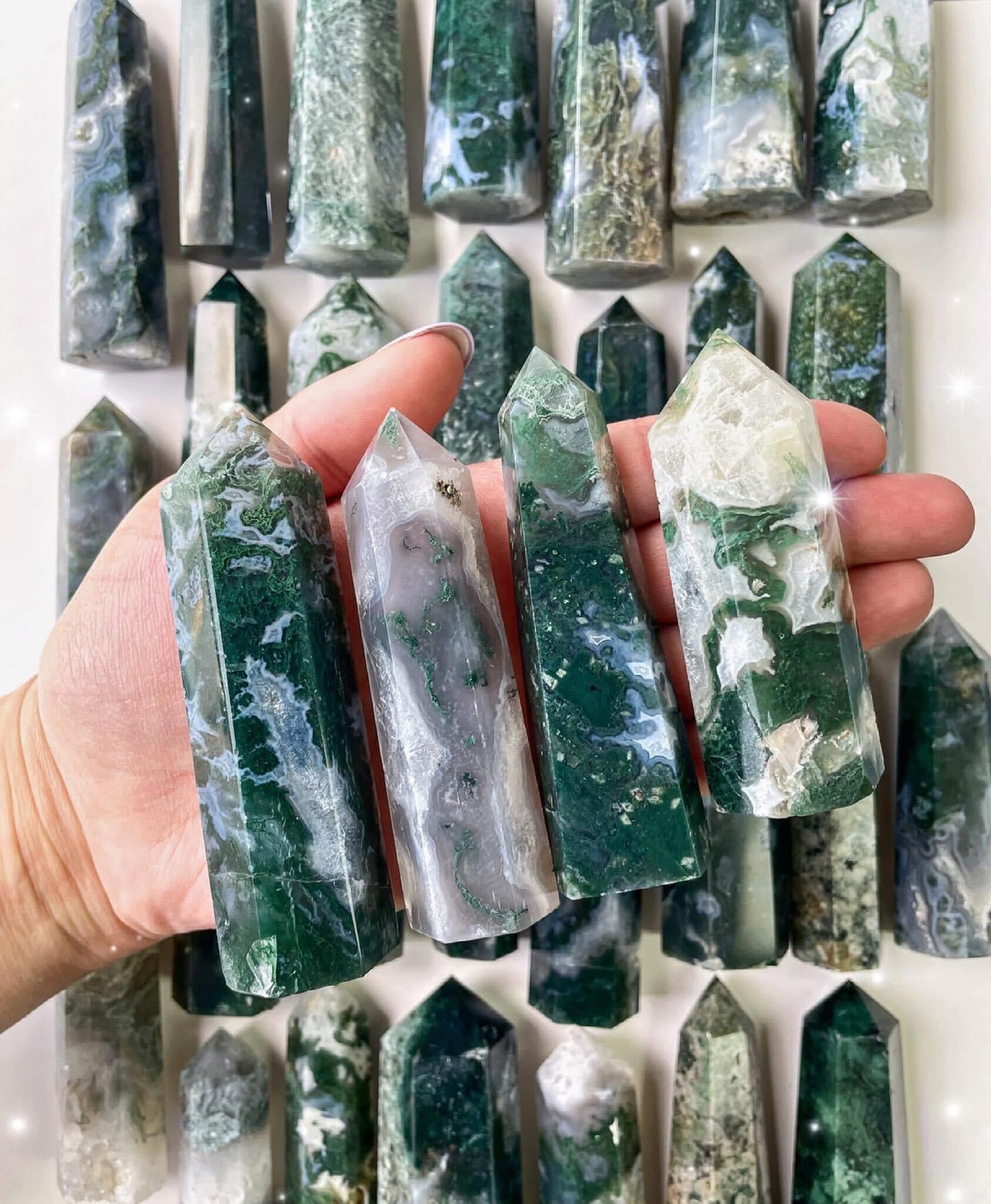 Moss Agate Towers