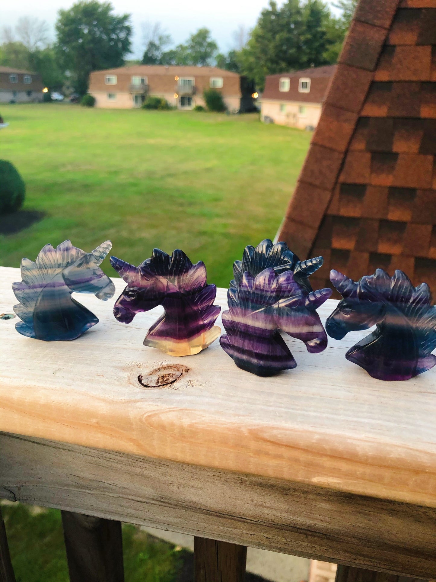 Rainbow Fluorite Unicorn